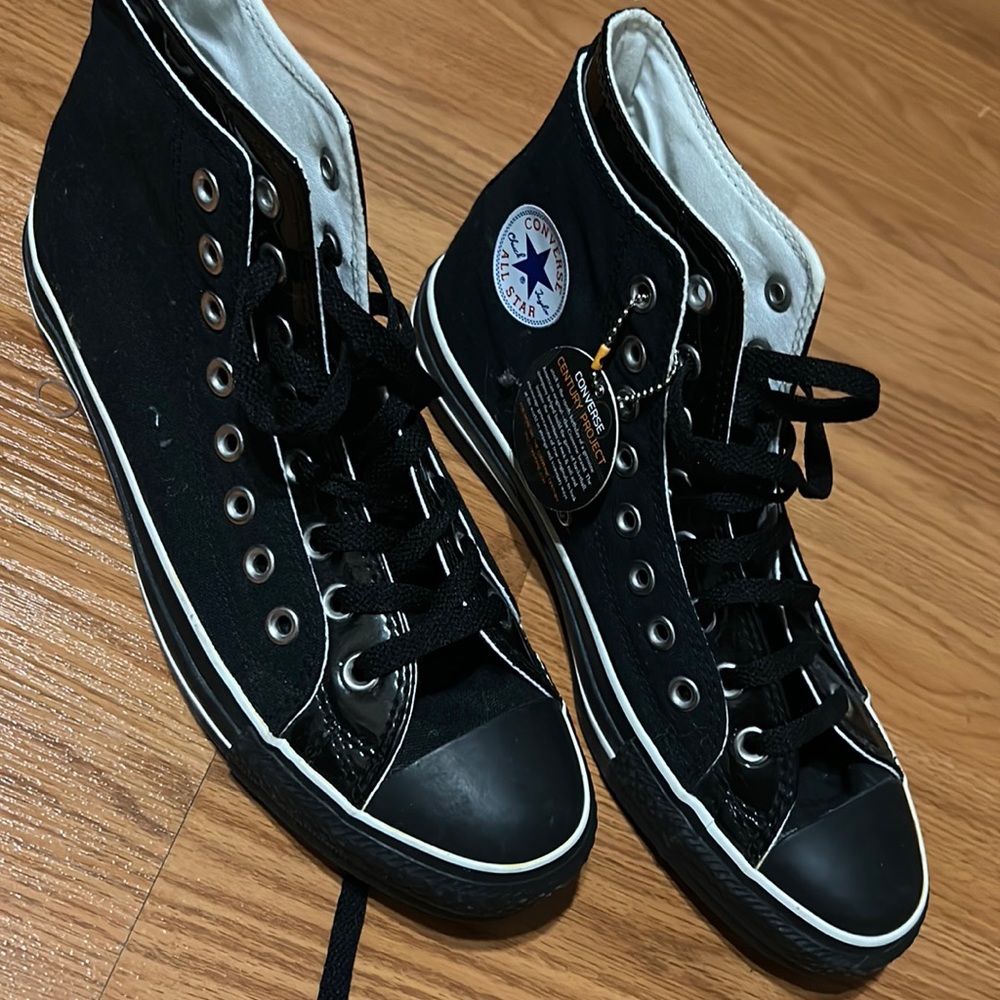 Black converse rare unique style black